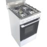 50 x 50m NASCO 4 BURNERS GAS COOKER OVEN NO GRIL WHITE