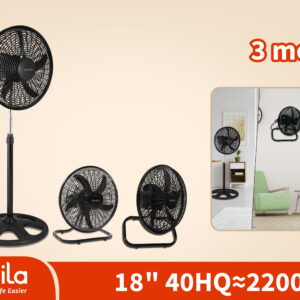Stand fan 3-in-1